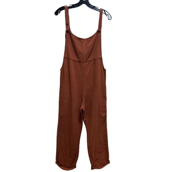 Kaya Wear Artsy Handmade Jumpsuit S/M 100% Cotton Festival Indie Lagenlook India - Picture 1 of 6